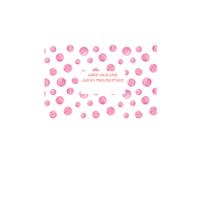 Personalised Chocolate Gift Box | 16 Box | Pink Dots