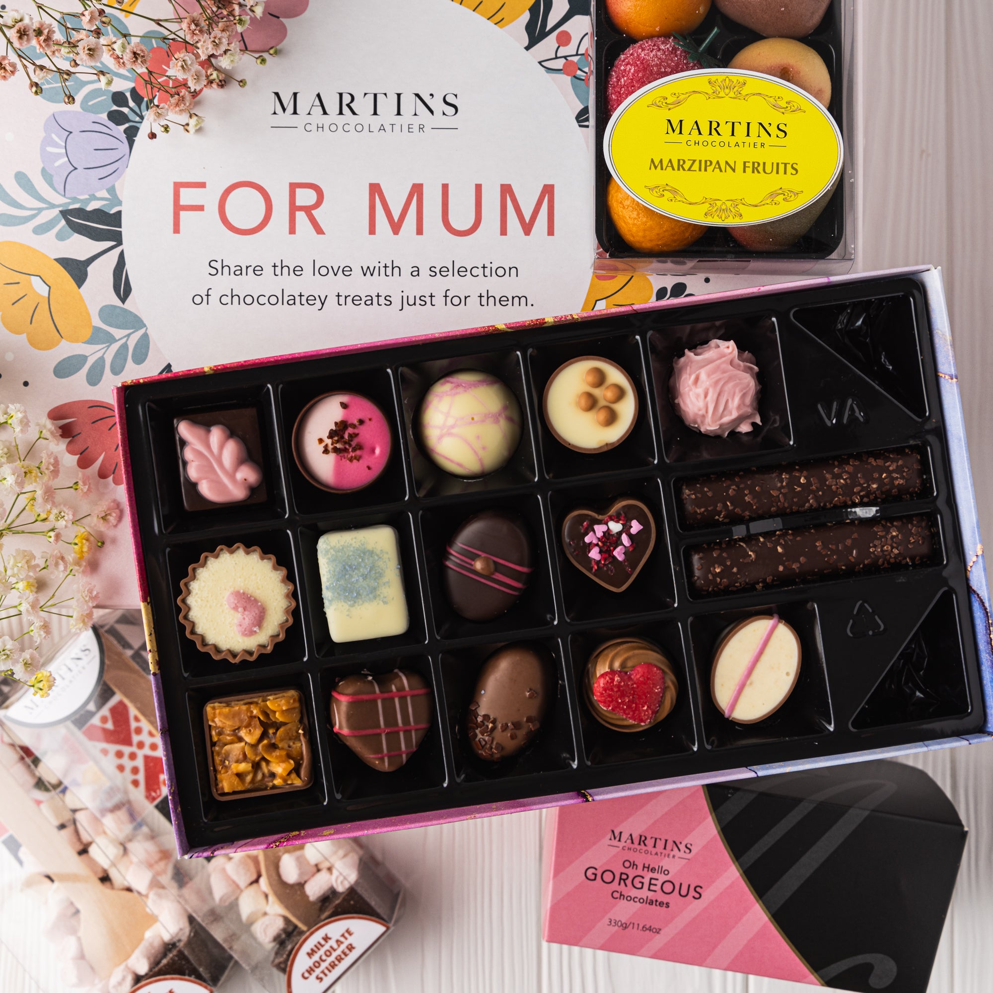 Shops chocolates for mum