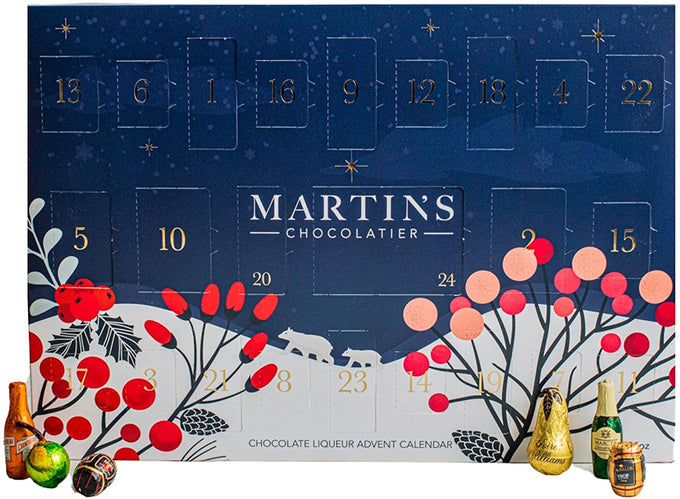 Chocolate Liqueur Advent Calendar - Martins Chocolatier