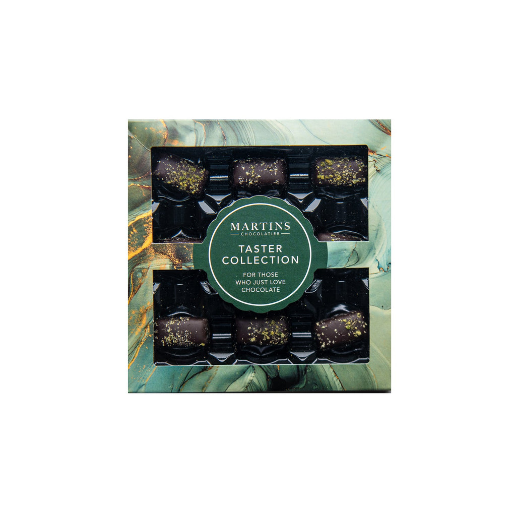 Chocolate Taster Pack | Dark Chocolate & Pistachio Flavoured Marzipan