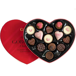 Heart Shaped Chocolate Gift Box | Red